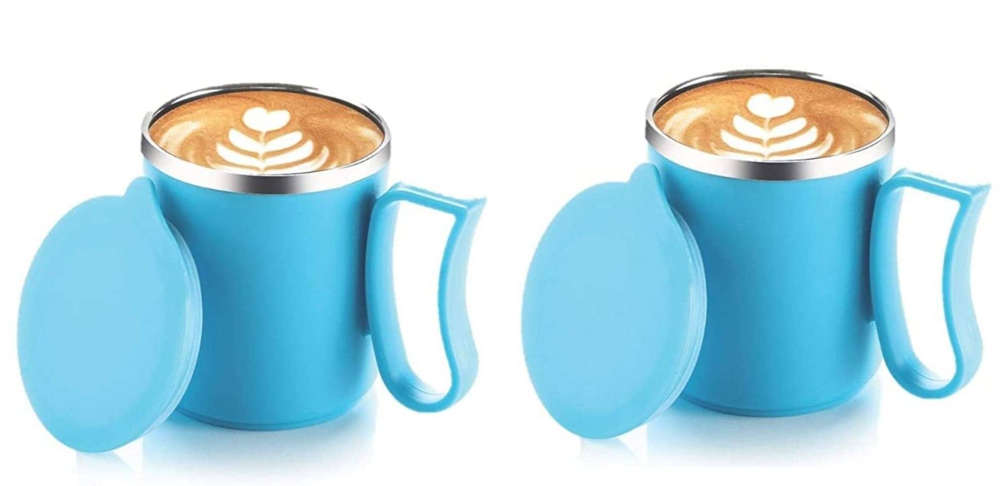     			SMARTHOMEMART Tea Coffee Mug Solid Steel Coffee Mug 250 mL ( Pack of 2 )