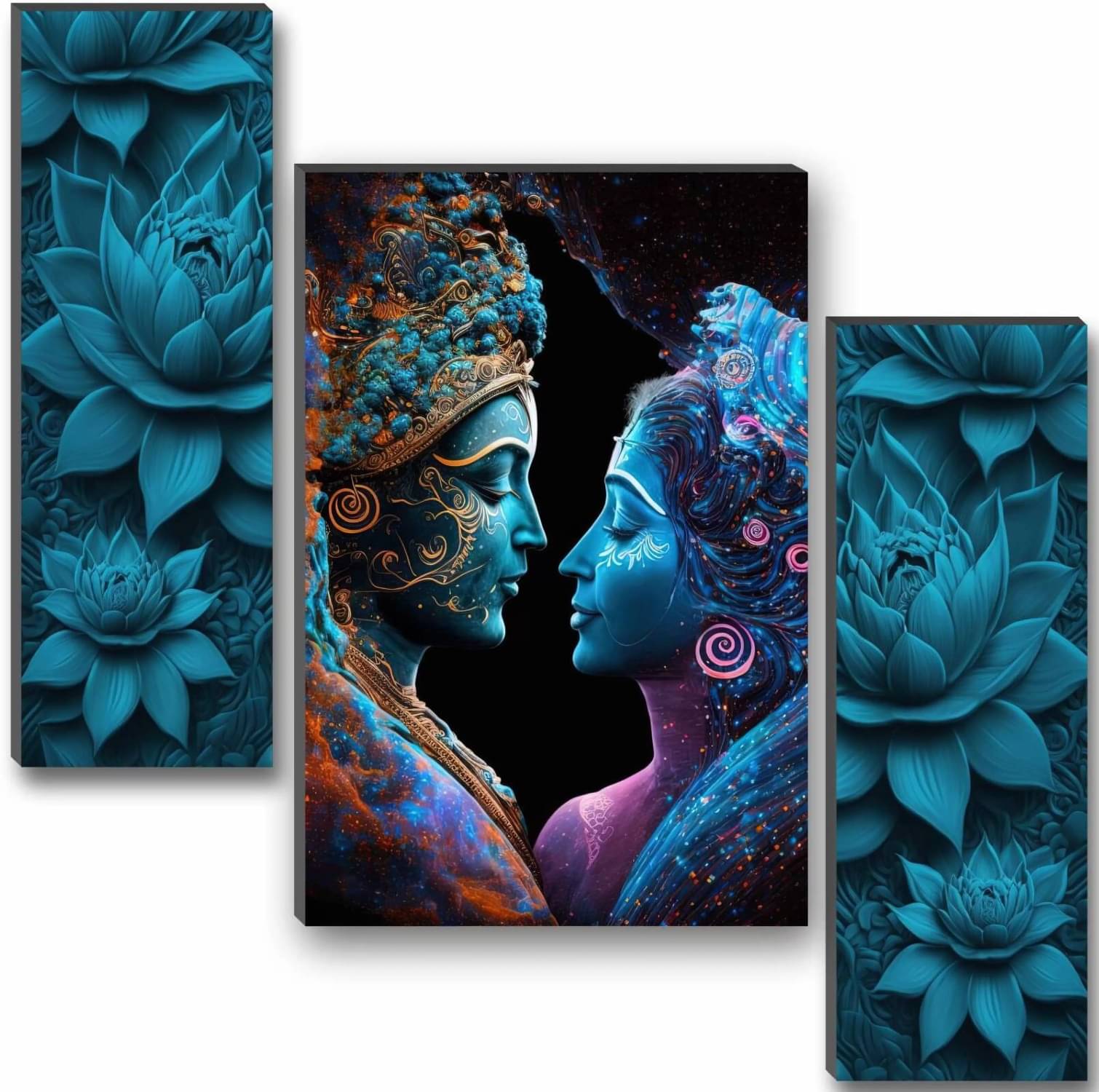 SNDArt Radha Krishna Wall Paintings For Home Decor Gift Items 12 x 18 inch SNDArt Radha Krishna Wall Paintings For Home Decor Gift Items 12 x 18 inch