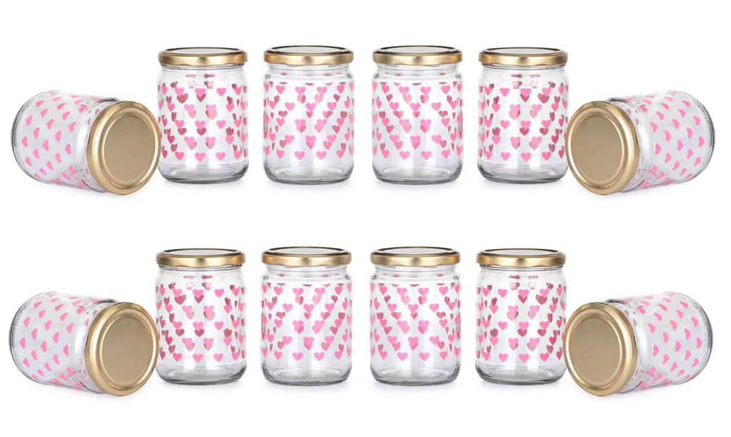 Somil Clear Storage Jar Glass Transparent Multi-Purpose Container ( Set of 12 ) Somil Clear Storage Jar Glass Transparent Multi-Purpose Container ( Set of 12 )