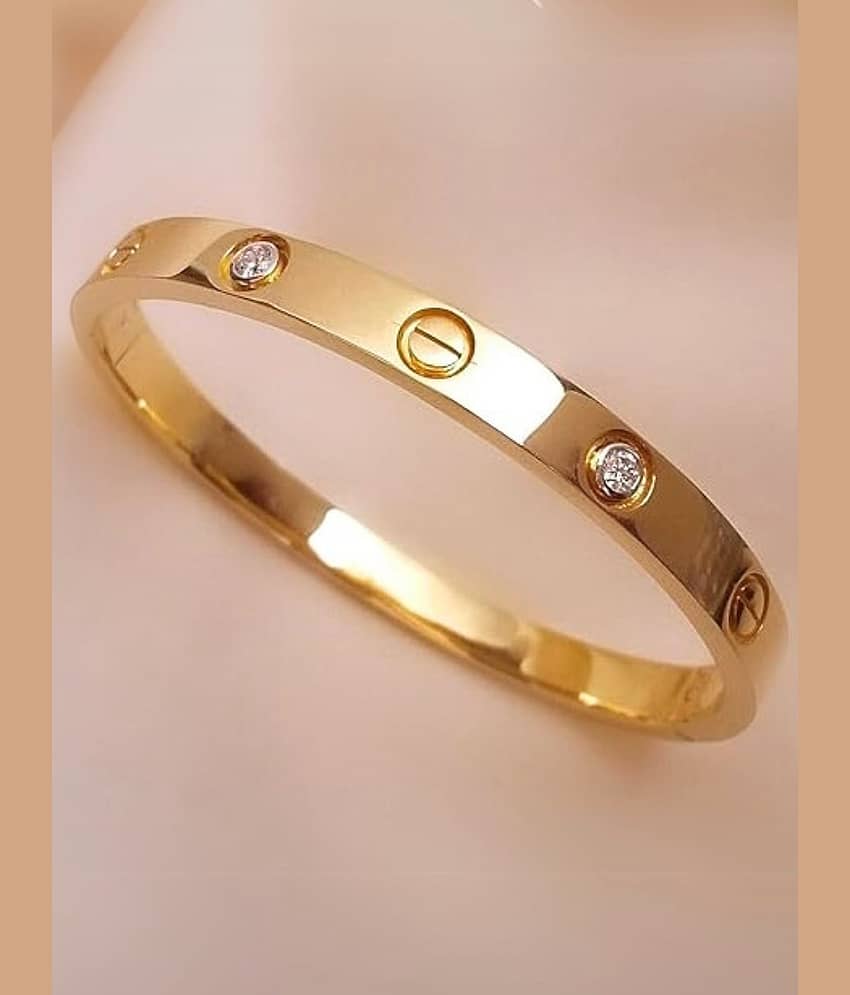Style Wind Gold Bracelet ( Pack of 1 ) - Bangles & Bracelets | Buy online on ZillyBuy