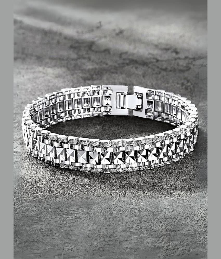 Style Wind Silver Bracelet ( Pack of 1 ) - Bangles & Bracelets | Buy online on ZillyBuy