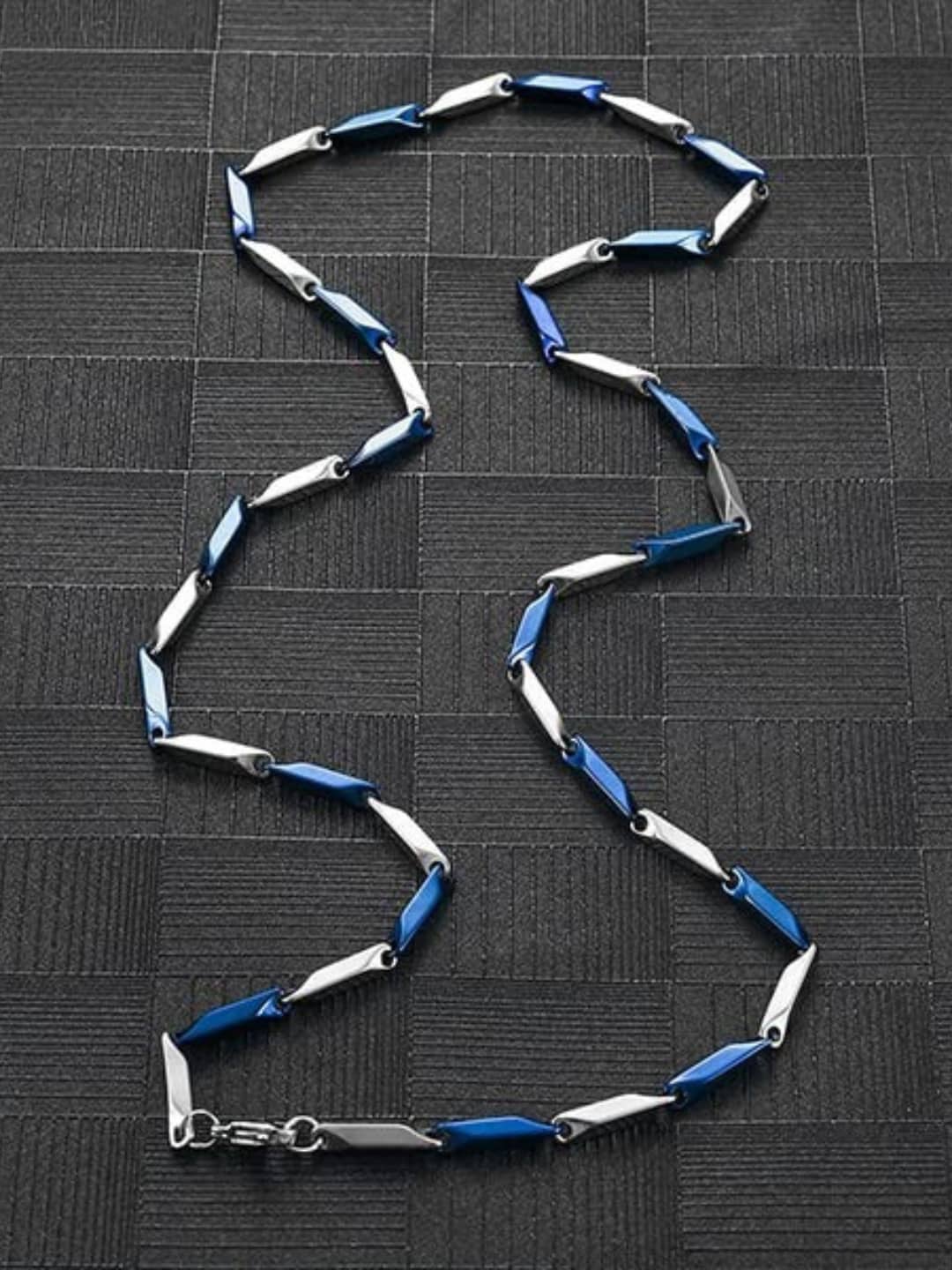 Style Wind Silver Plated Stainless Steel Chain ( Pack of 1 )