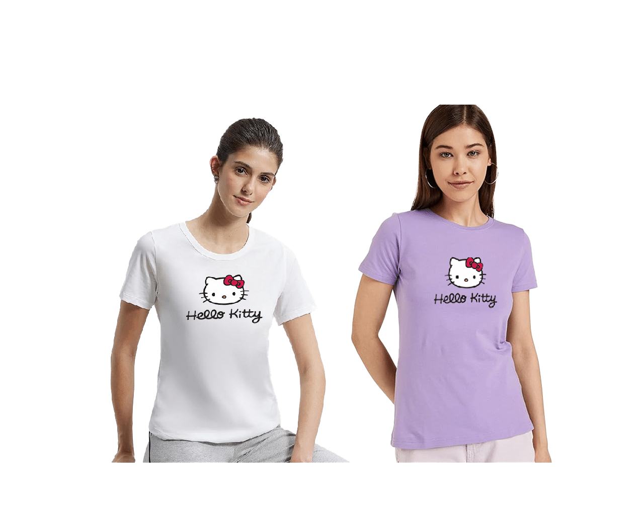     			Unicus Apparel Multi Color Polyester Lycra Tees - Pack of 2