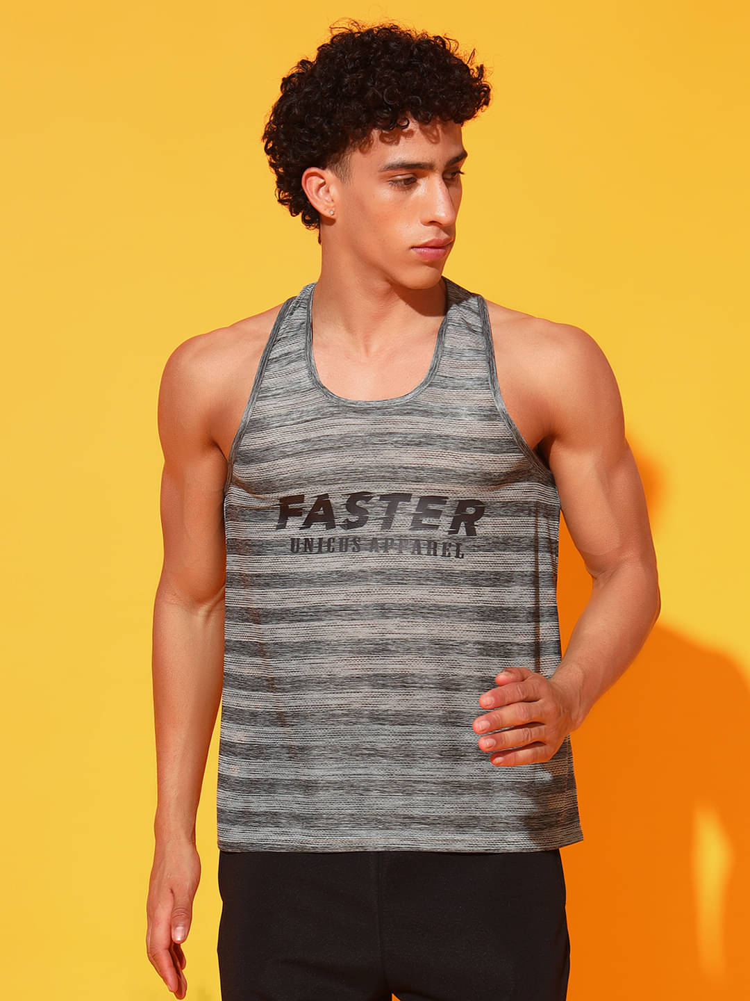 Unicus Apparel Pack of 1 Polyester Gym Vest For Men ( Multicolor ) Unicus Apparel Pack of 1 Polyester Gym Vest For Men ( Multicolor )
