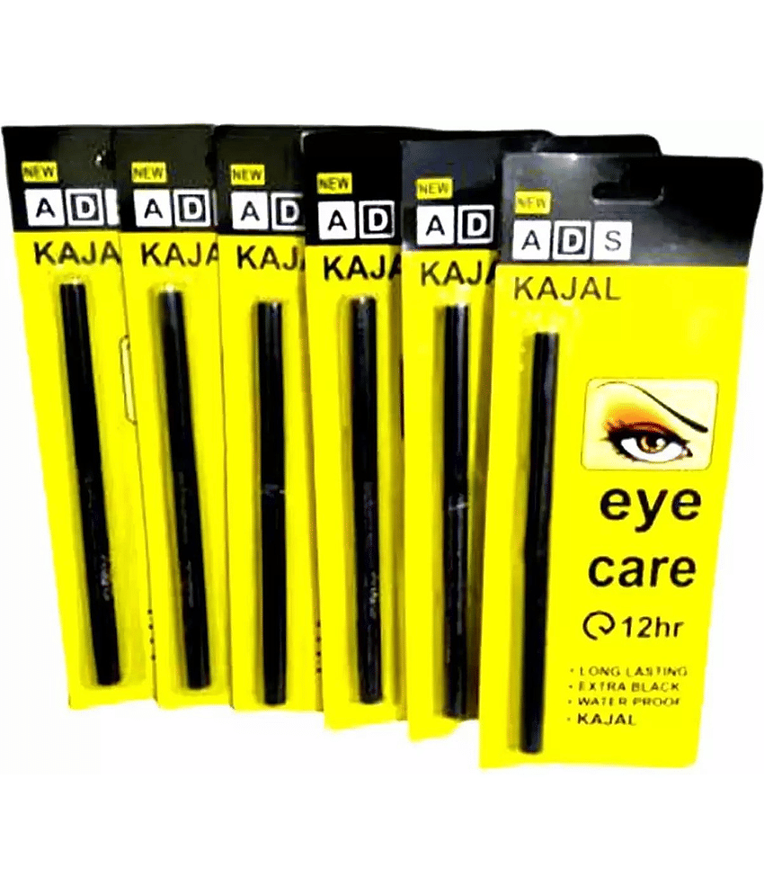 Venus Traders Black Matte Kajal 60 g Pencil ( Pack of 6 ) - Makeup - Eyes | Buy online on ZillyBuy