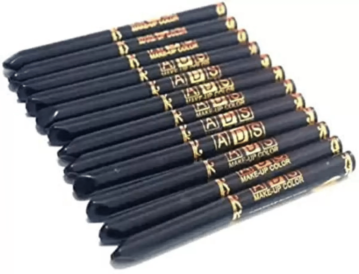     			Venus Traders Black Matte Kajal 120 g Pencil ( Pack of 10 )