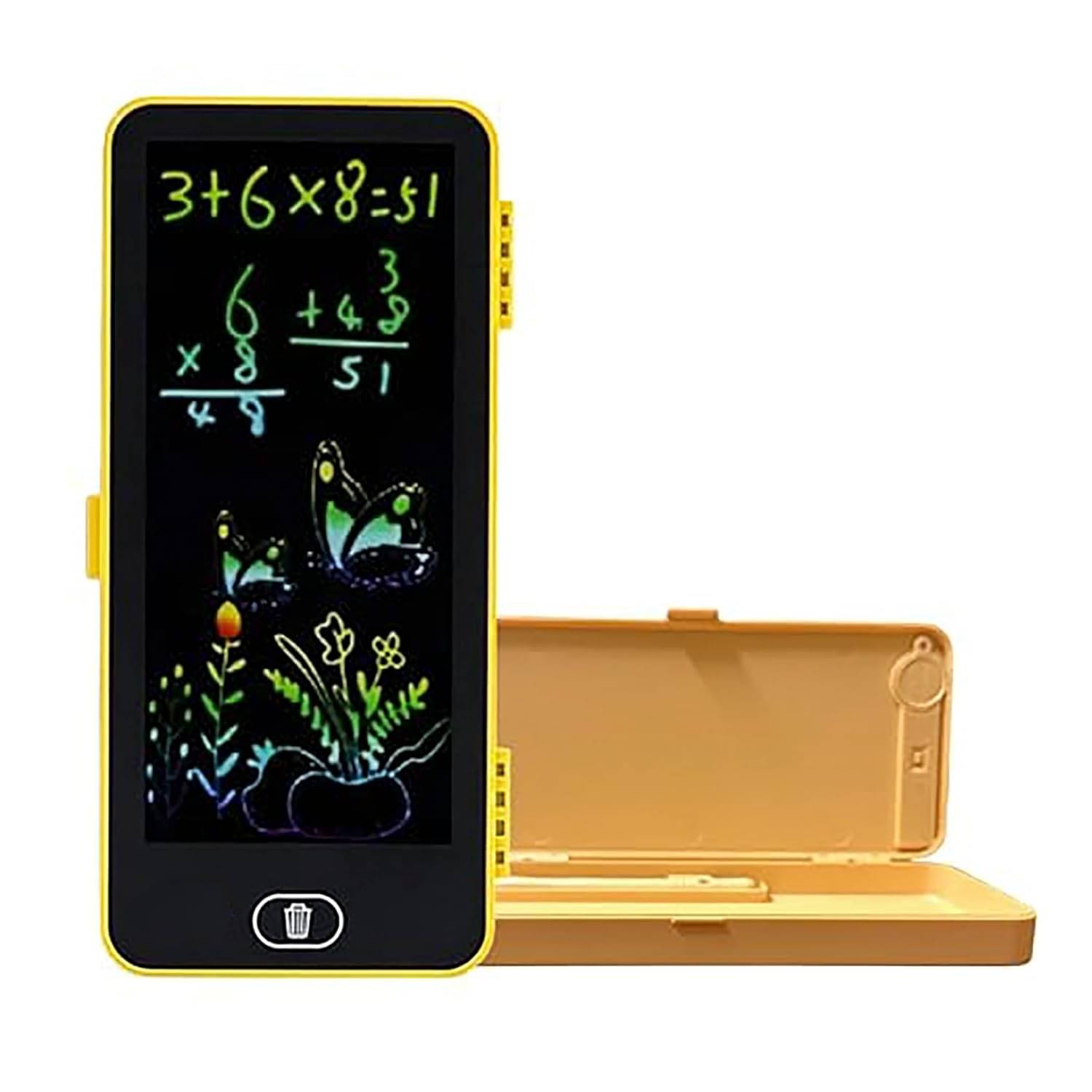     			Writing Tablet Pencil Case for Kids – 2 in 1 LCD Digital Slate for Kids, E-Note Pad, Pencil Box for Kids, Doodle Writing Board for School Going Kids, Educational Toys for Kids (Pack of 1)