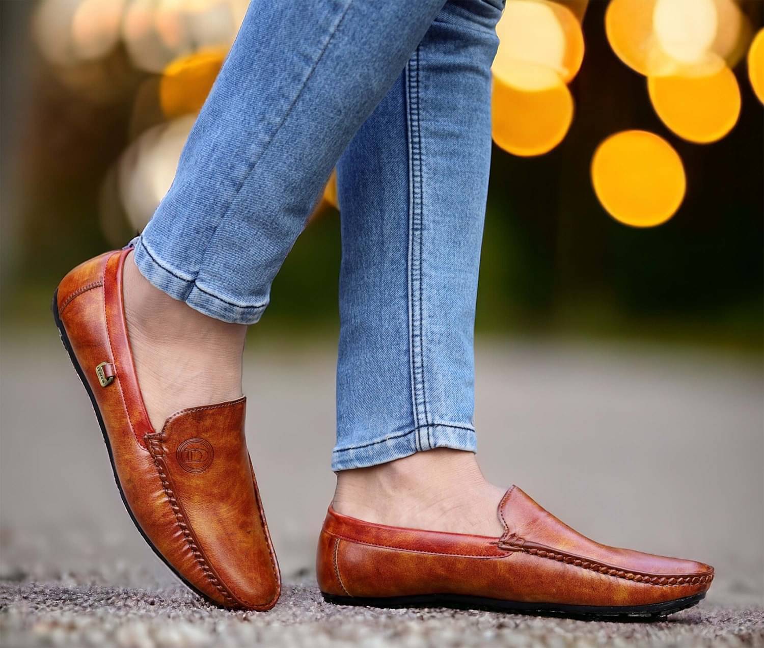     			jactooz Tan Men's Slip on