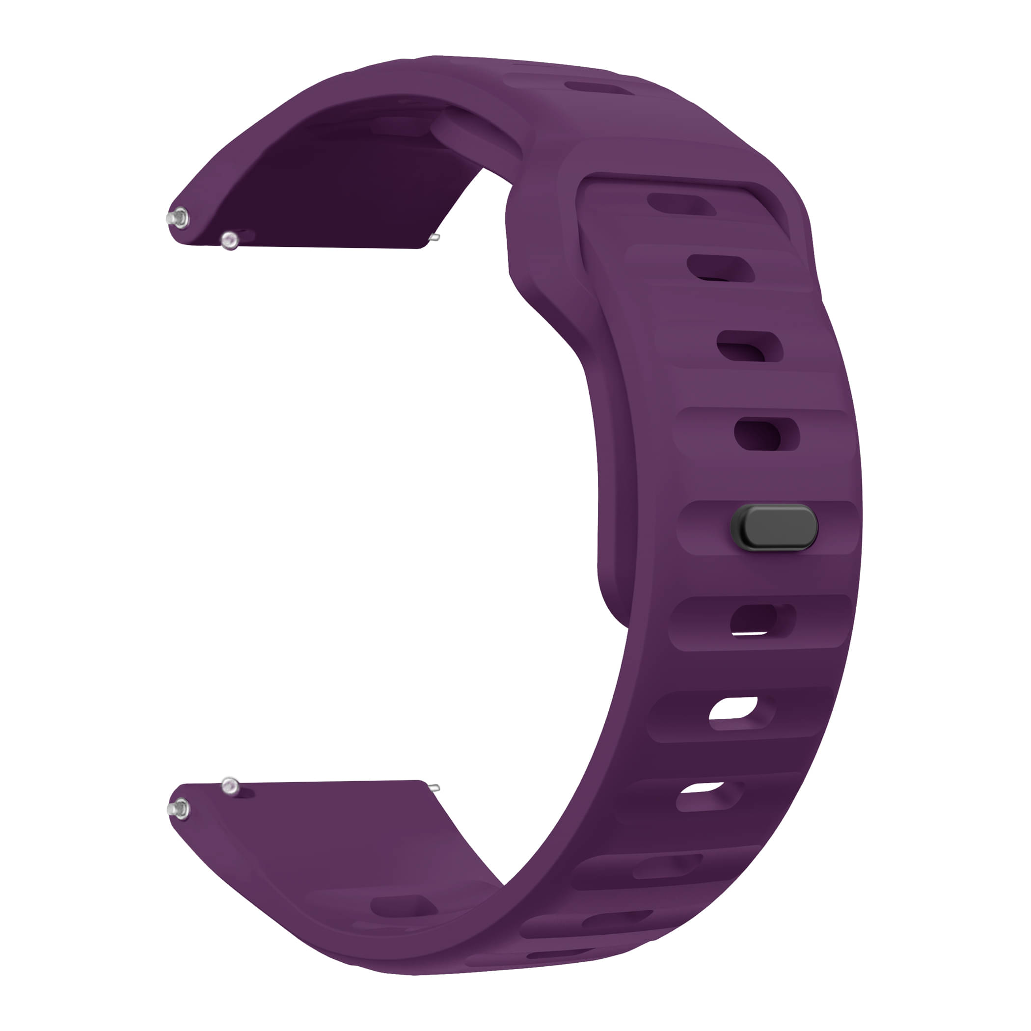     			ACM Watch Strap Sports Silicone Belt 22mm compatible with Fire-Boltt Phoenix Ultra Blaze Bsw138 Smartwatch Breatheable Band Purple