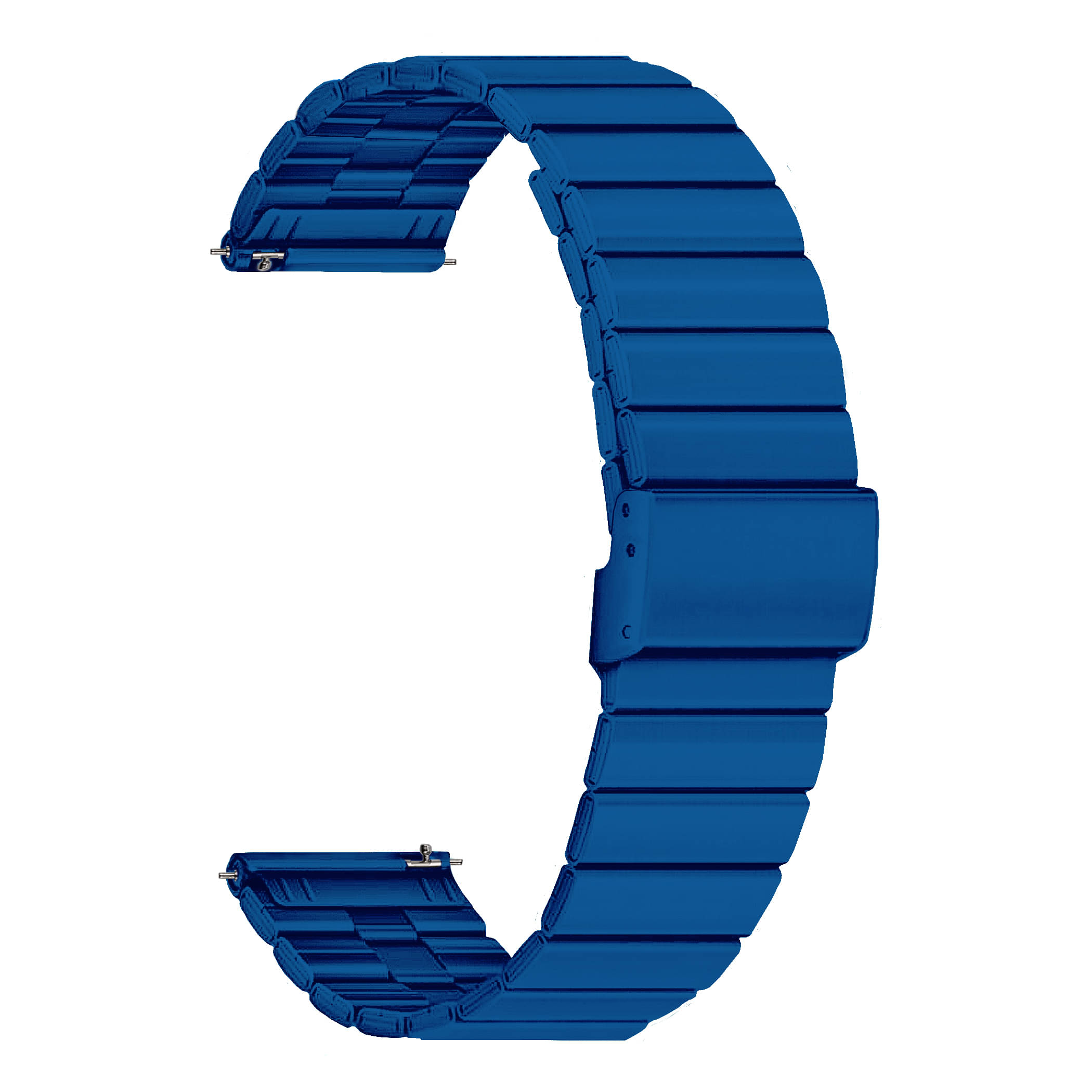 ACM Watch Strap Stainless Steel Metal 22mm compatible with Maxima Max Pro Active Smartwatch Adjustable Belt Band Blue     			ACM Watch Strap Stainless Steel Metal 22mm compatible with Maxima Max Pro Active Smartwatch Adjustable Belt Band Blue