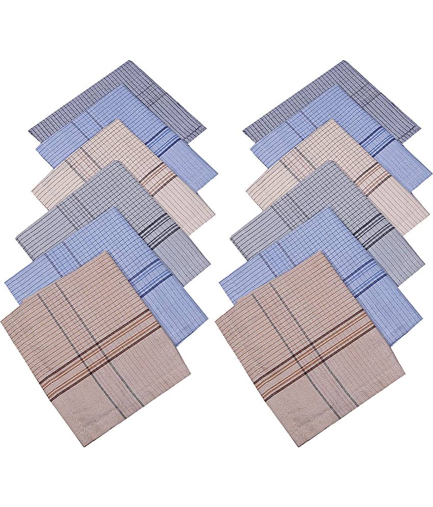 ATIPRIYA Multicolor Cotton Men's Handkerchief ( Pack of 12 ) - Jewellery Sets | Buy online on ZillyBuy
