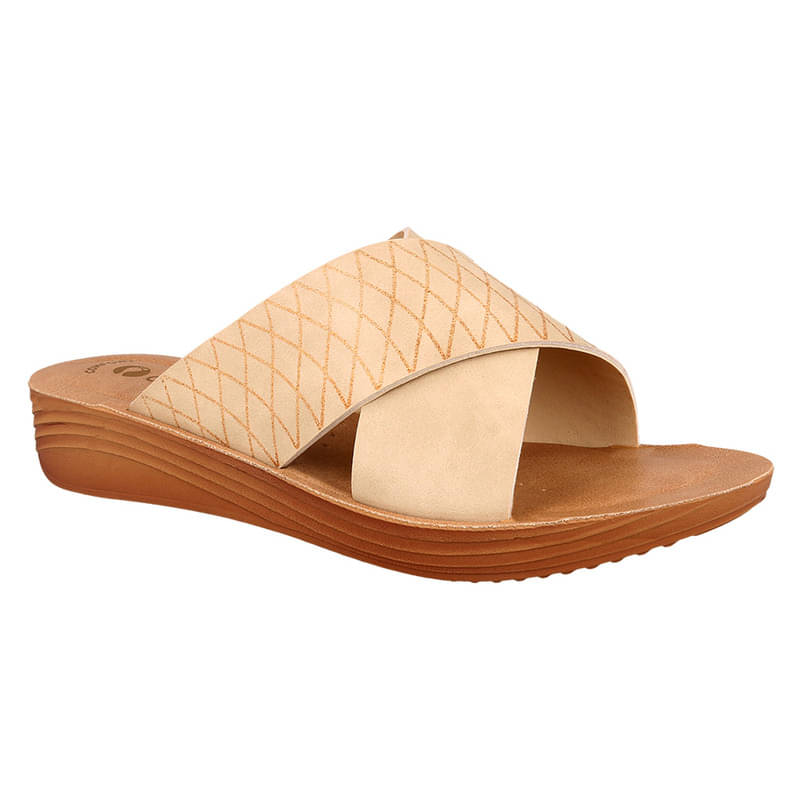     			Aeroblu Footwear Beige Women's Flats