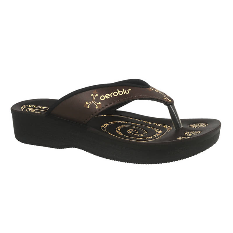     			Aeroblu Footwear Brown Women's Flats