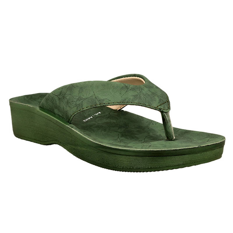     			Aeroblu Footwear Olive Women's Flats