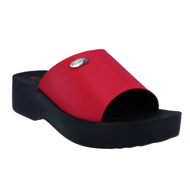     			Aeroblu Footwear Red Women's Flats