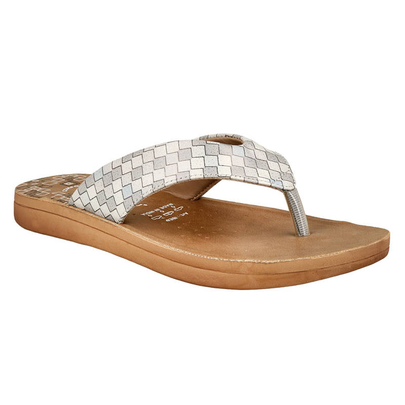     			Aeroblu Footwear Silver Women's Flats