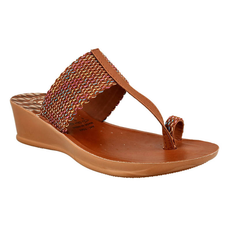     			Aeroblu Footwear Tan Women's Flats