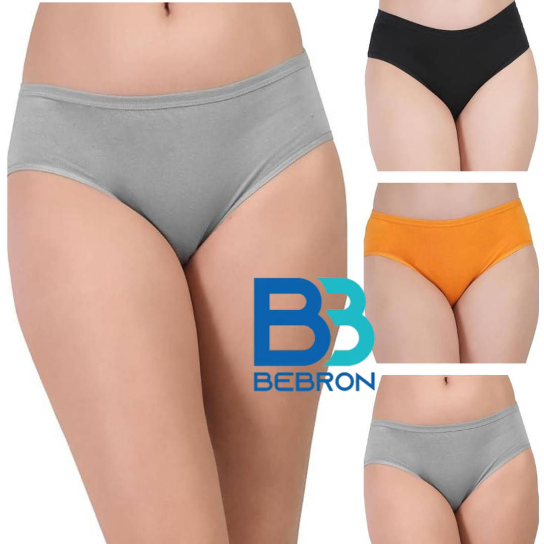 Bebron Pack of 4 Cotton Lycra Hipster For Women ( Multicolor15 ) Bebron Pack of 4 Cotton Lycra Hipster For Women ( Multicolor15 )