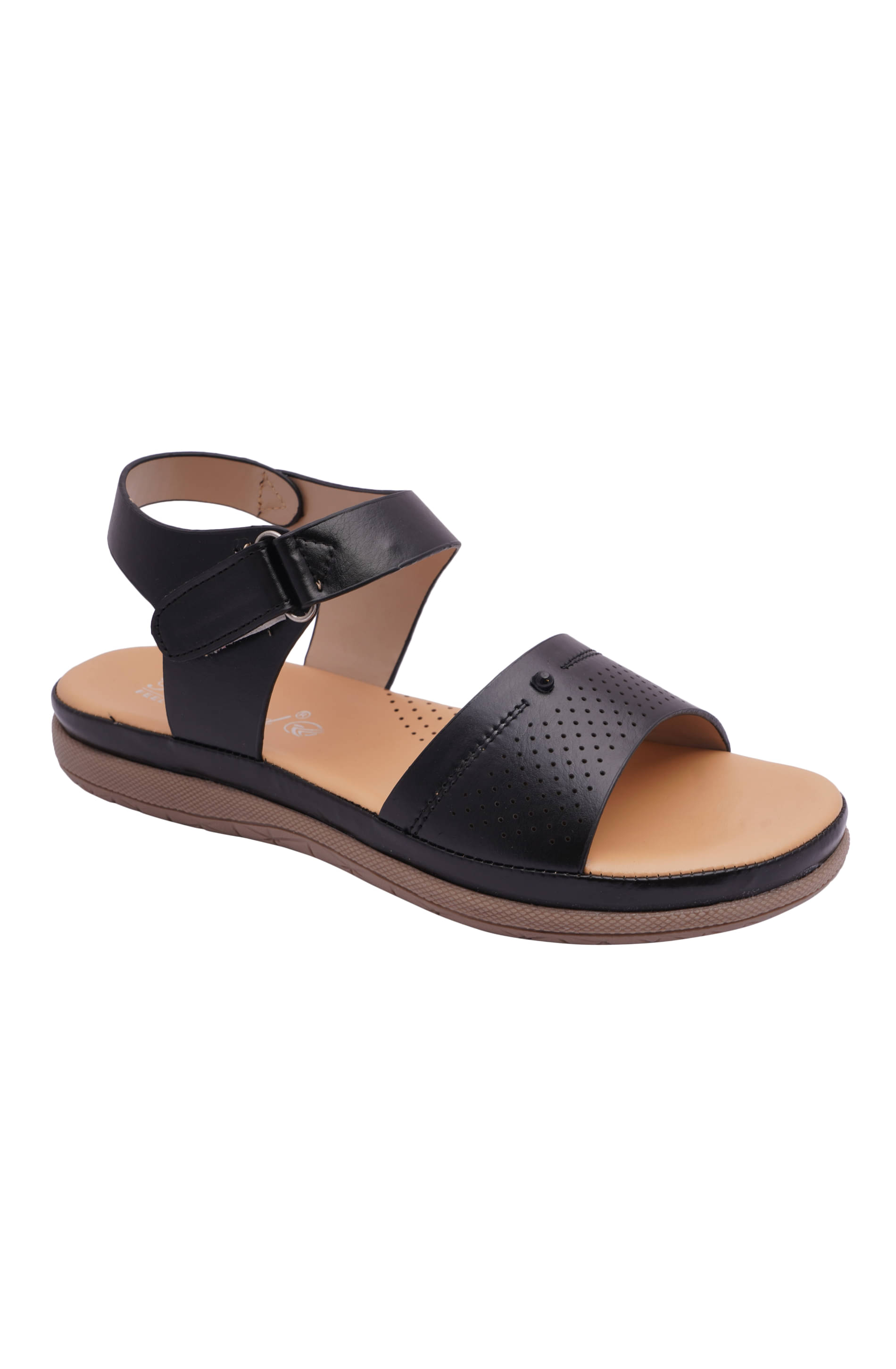     			Big Bird Footwear Black Women's Massage Flip Flop