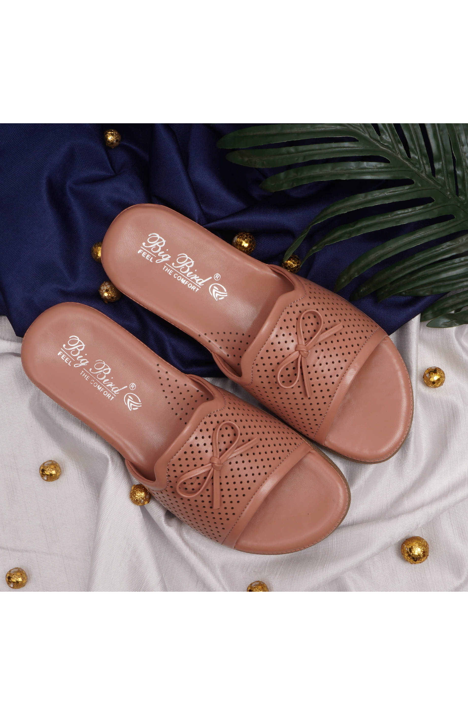     			Big Bird Footwear Pink Women's Massage Flip Flop
