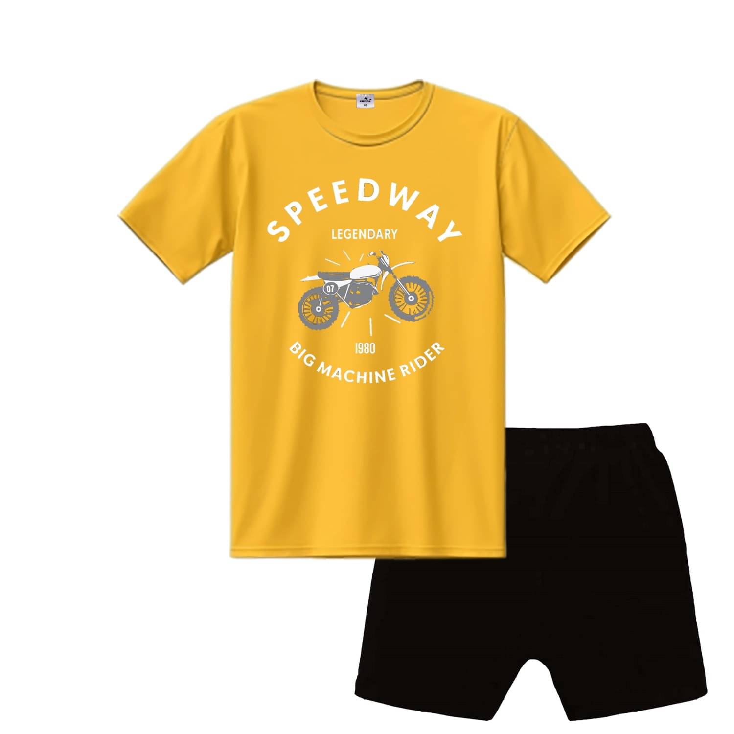 COOLTEES4U Pack of 2 Boys Cotton T-Shirt & Shorts Set ( Multicolor 4 ) COOLTEES4U Pack of 2 Boys Cotton T-Shirt & Shorts Set ( Multicolor 4 )