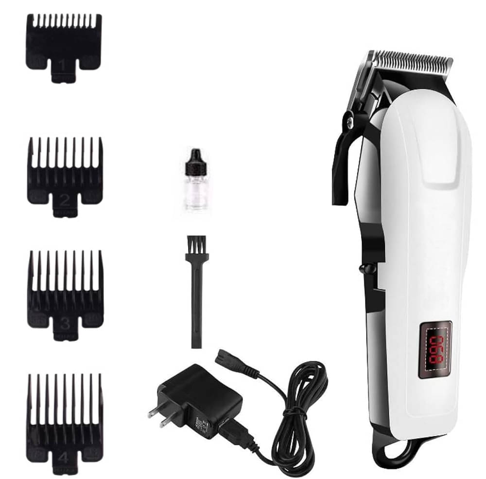     			CRS Professional White Cordless Beard Trimmer With 120 minutes Runtime