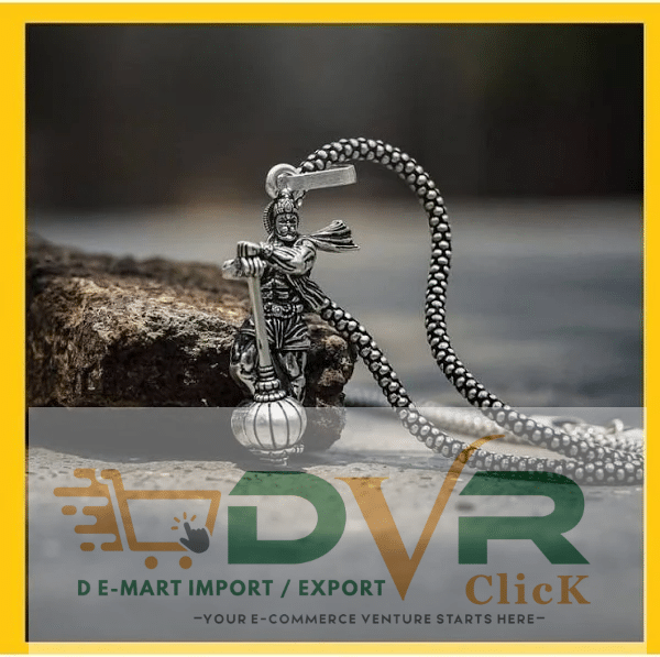     			DvR ClicK Hanuman Gada Stand by Locket With Chain ( Pack of 1 )