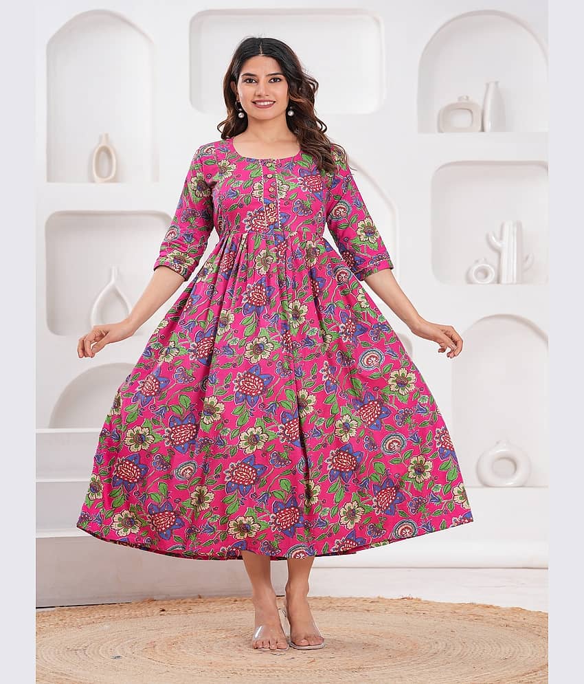 Nevisha Style Purple Cotton Maternity Kurta Single - Kurtis, Tunics | Buy online on ZillyBuy