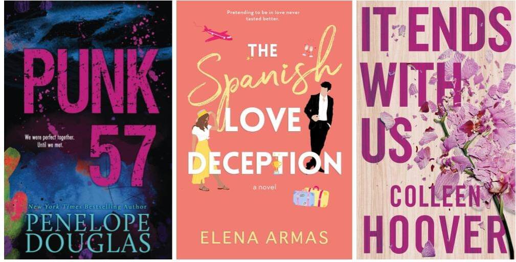 Punk 57 + The Spanish Love Deception+ It Ends With Us -Paperback 1 January 2022 (Paperback, Colleen Hoover, Penelope Douglas, Elena Armas) Punk 57 + The Spanish Love Deception+ It Ends With Us -Paperback 1 January 2022 (Paperback, Colleen Hoover, Penelope Douglas, Elena Armas)
