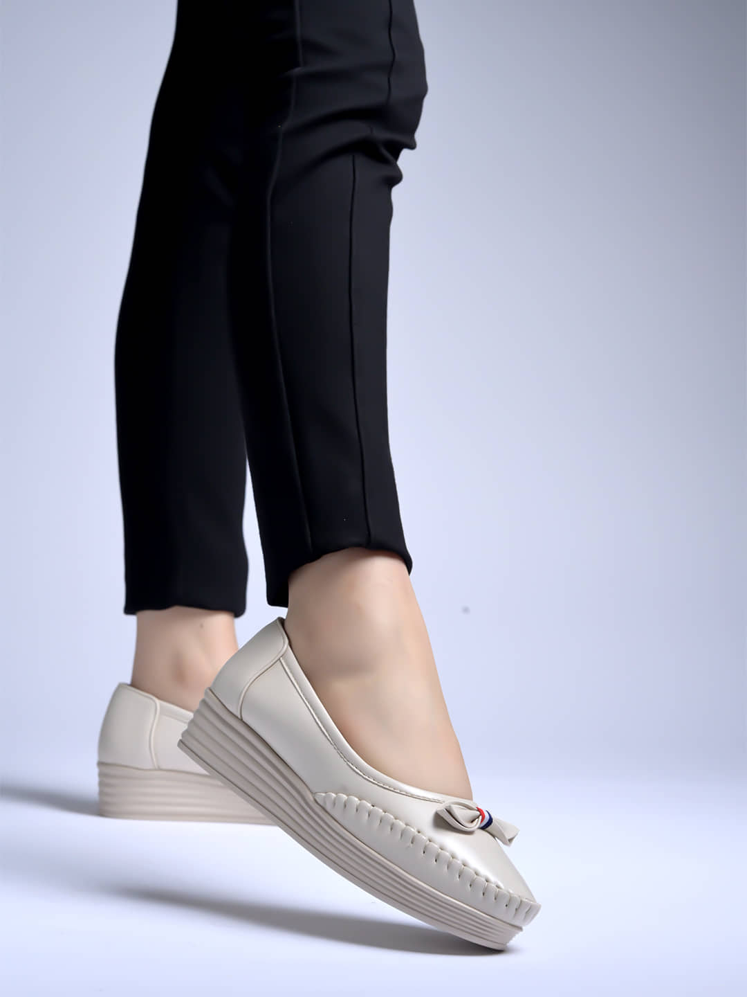 Shoetopia Cream Women's Loafers - Casual Shoes | Buy online on ZillyBuy