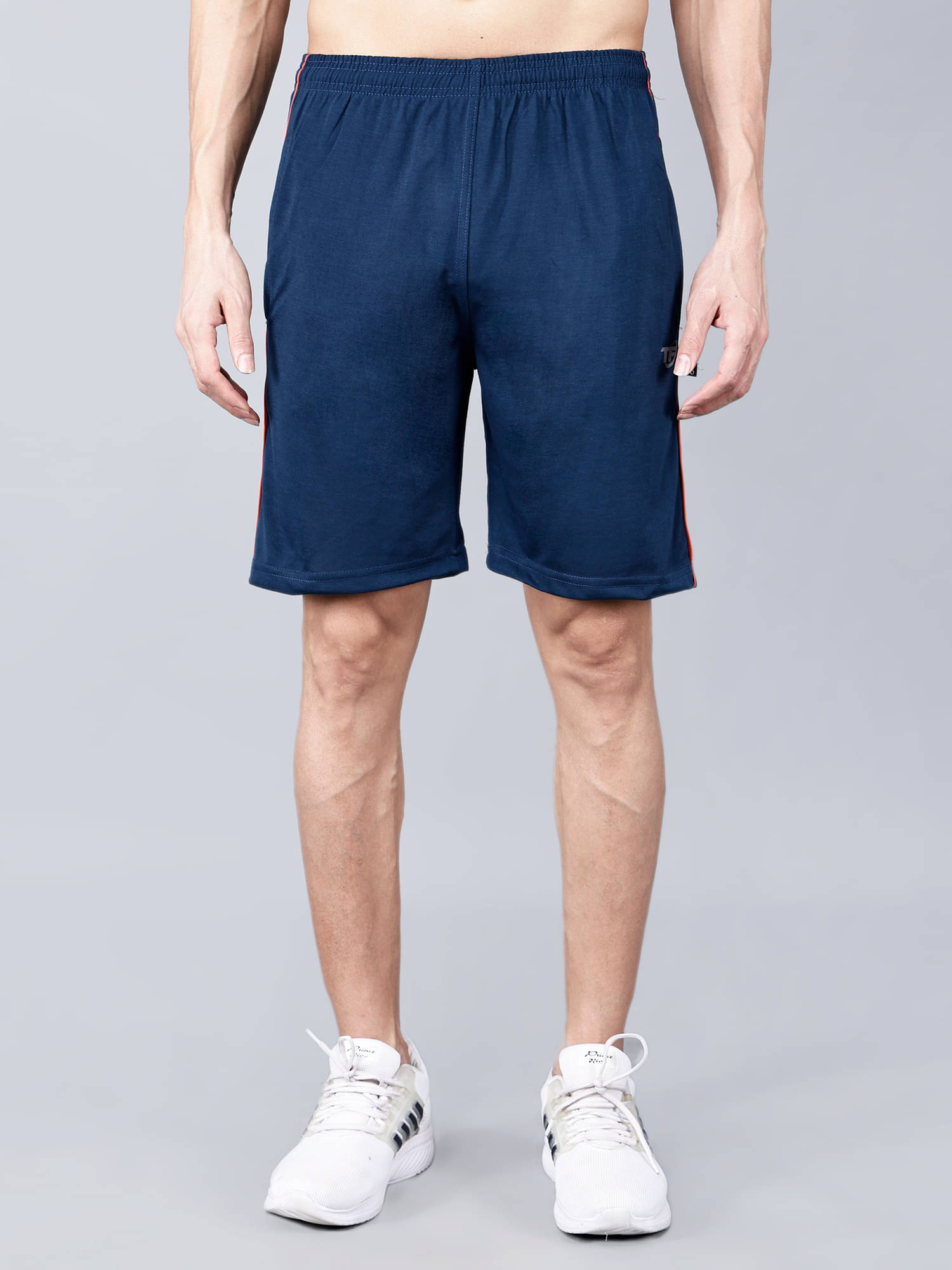     			Texfro Blue Cotton Blend Men's Shorts ( Pack of 1 )