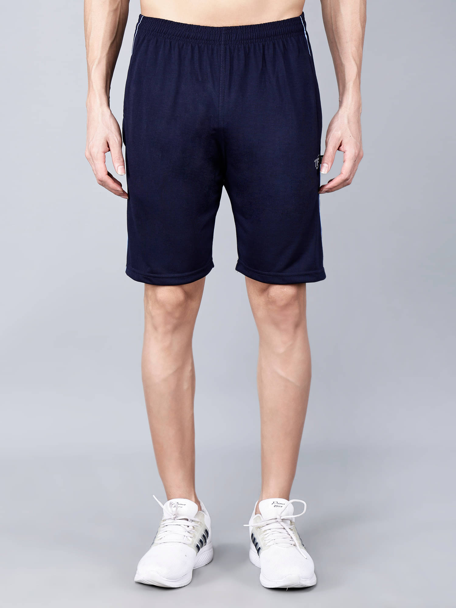     			Texfro Navy Cotton Blend Men's Shorts ( Pack of 1 )