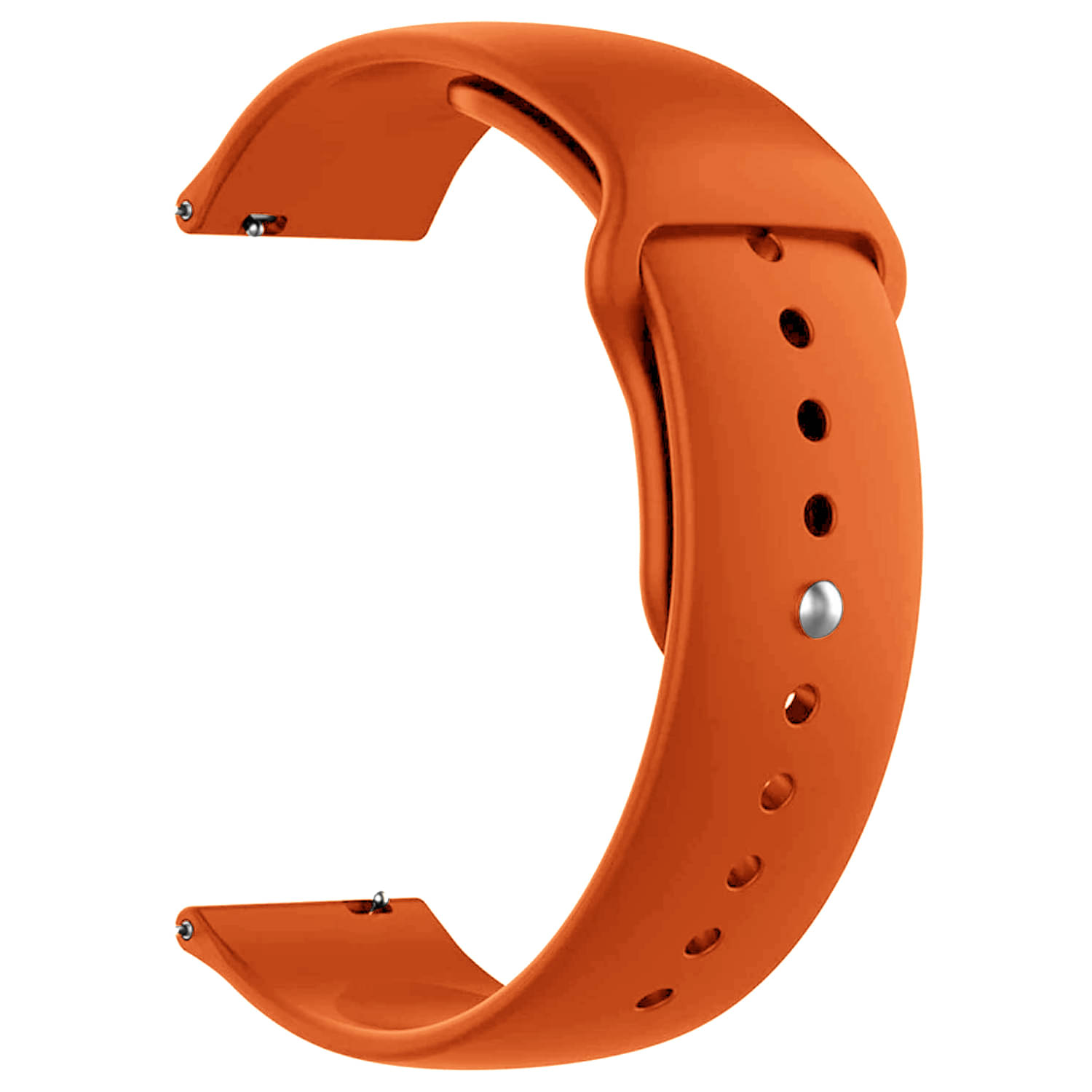     			ACM Watch Strap Silicone Belt 20mm compatible with Maxima Max Pro Grand Smartwatch Sports Band Orange