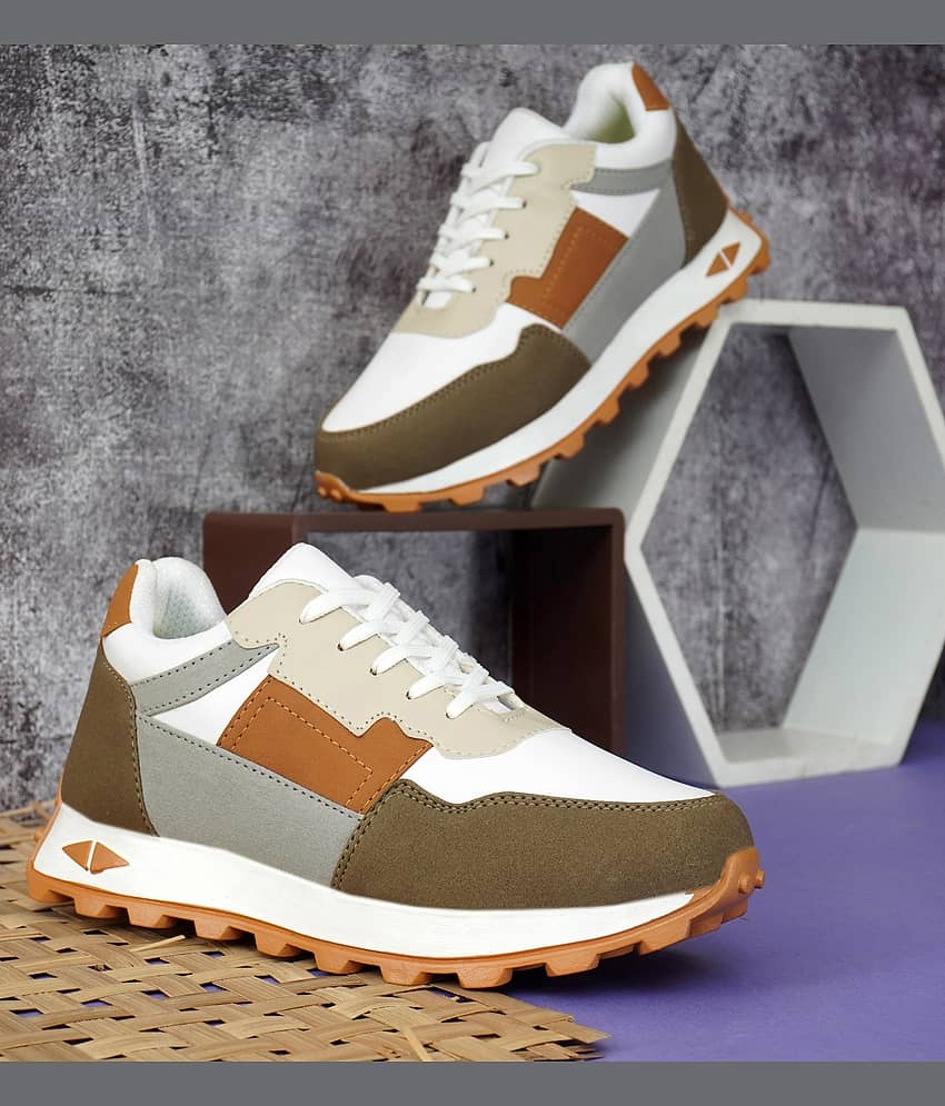 BAERU Brown lace up casual Shoes Brown Men's Outdoor Shoes - Casual Shoes | Buy online on ZillyBuy
