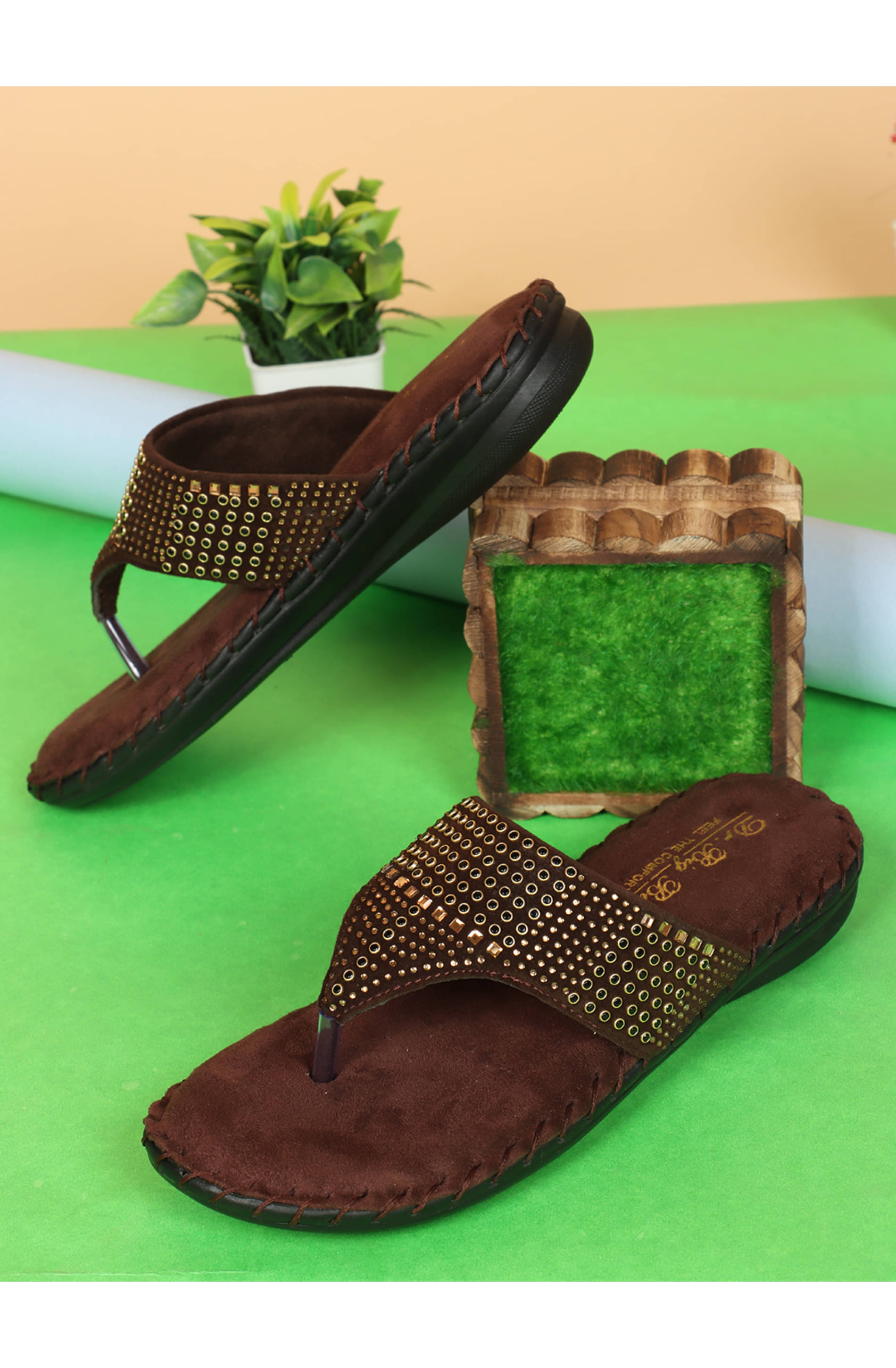     			Big Bird Footwear Brown Women's Flats