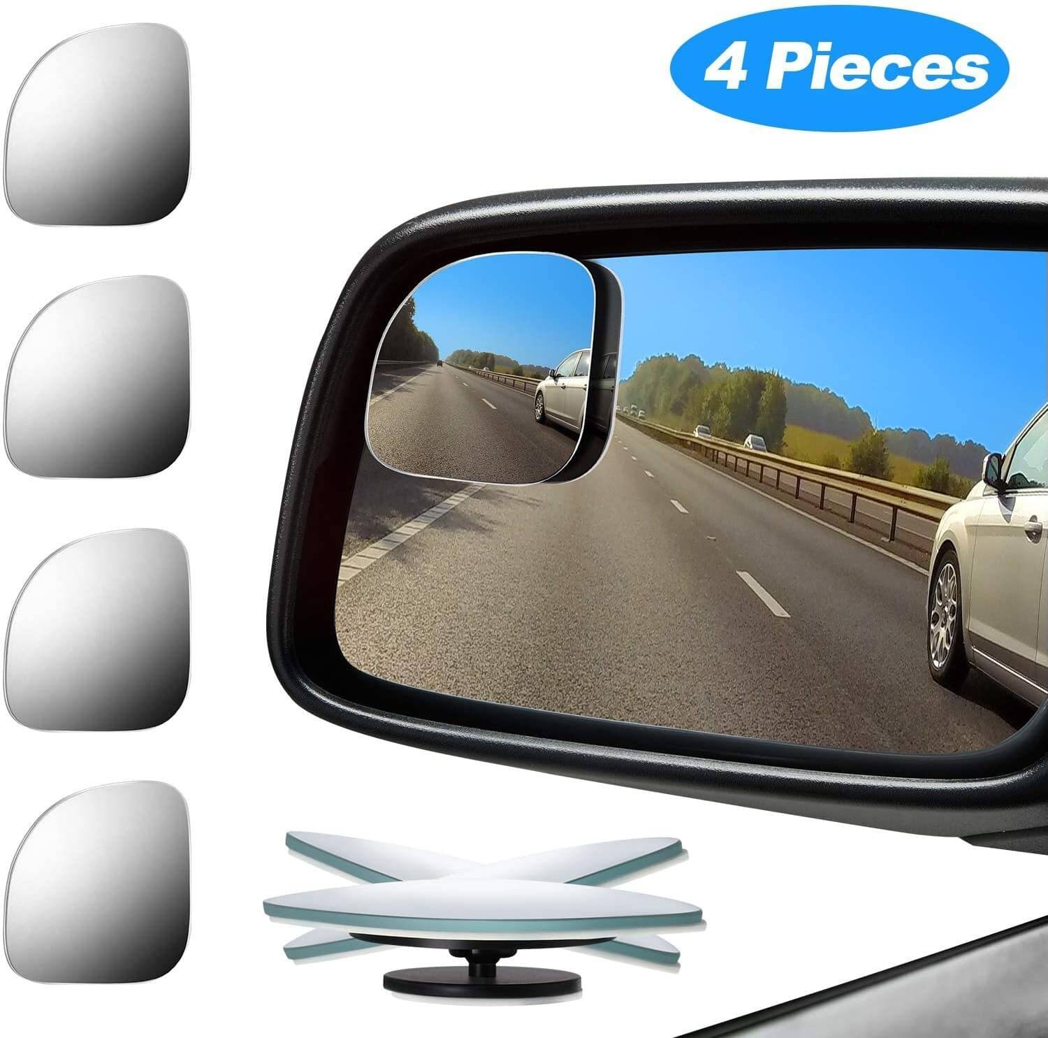 CAMPARK Side Mirror Visor Transparent Set of 4 CAMPARK Side Mirror Visor Transparent Set of 4