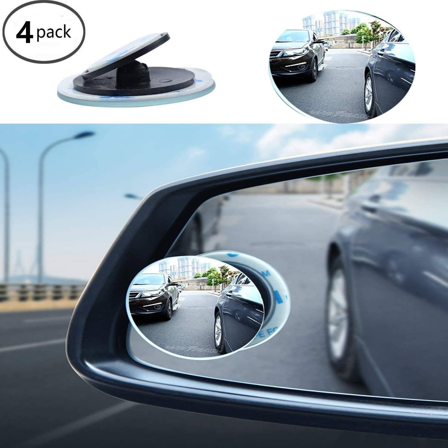 CAMPARK Side Mirror Visor Transparent Set of 4 CAMPARK Side Mirror Visor Transparent Set of 4