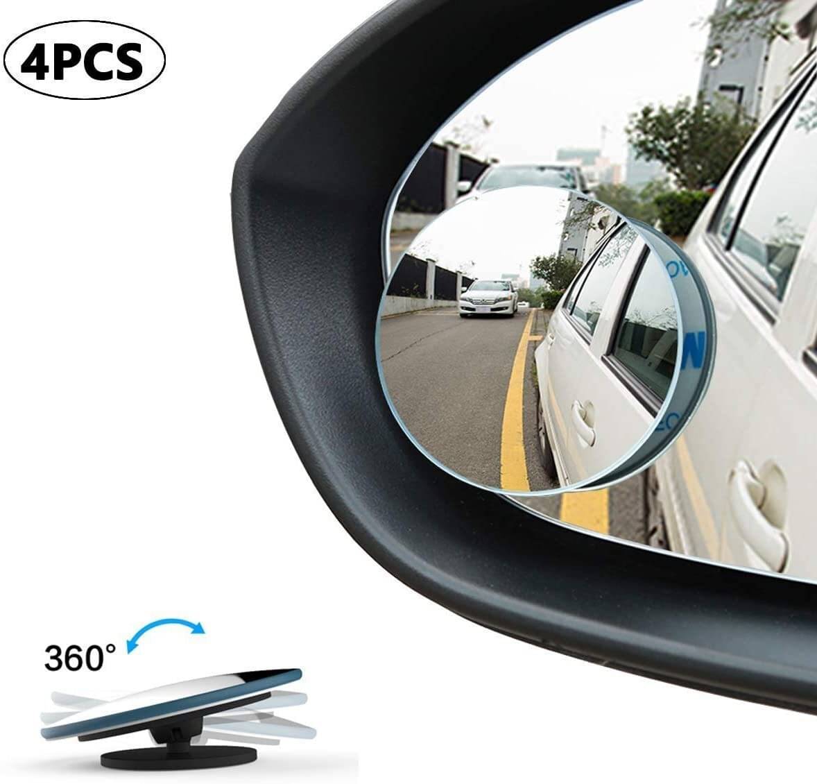 CAMPARK Side Mirror Visor Transparent Set of 4 CAMPARK Side Mirror Visor Transparent Set of 4