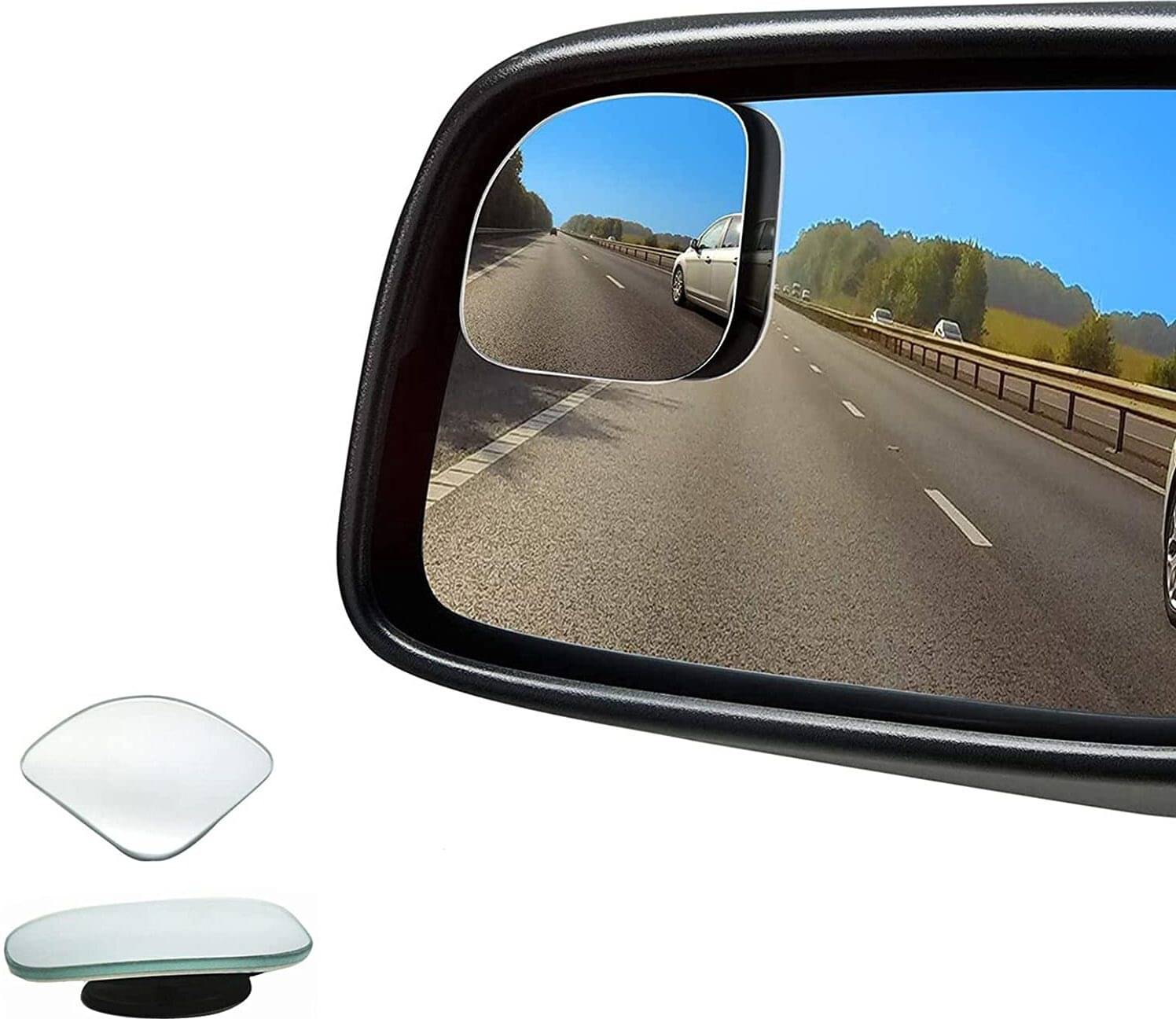     			CAMPARK Side Mirror Visor Transparent Set of 2