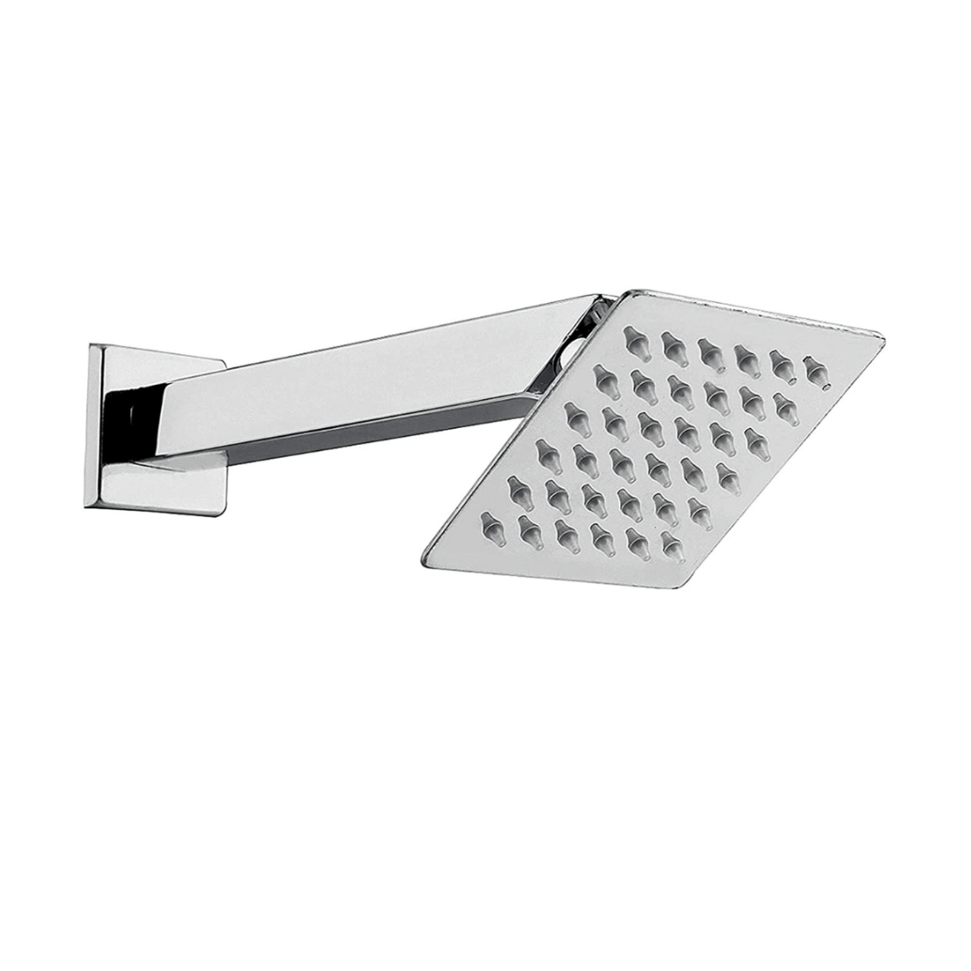 COSWARE 4x4 Ultra Slim Shower with 9" Arm 1Set Stainless Steel Overhead Shower COSWARE 4x4 Ultra Slim Shower with 9" Arm 1Set Stainless Steel Overhead Shower