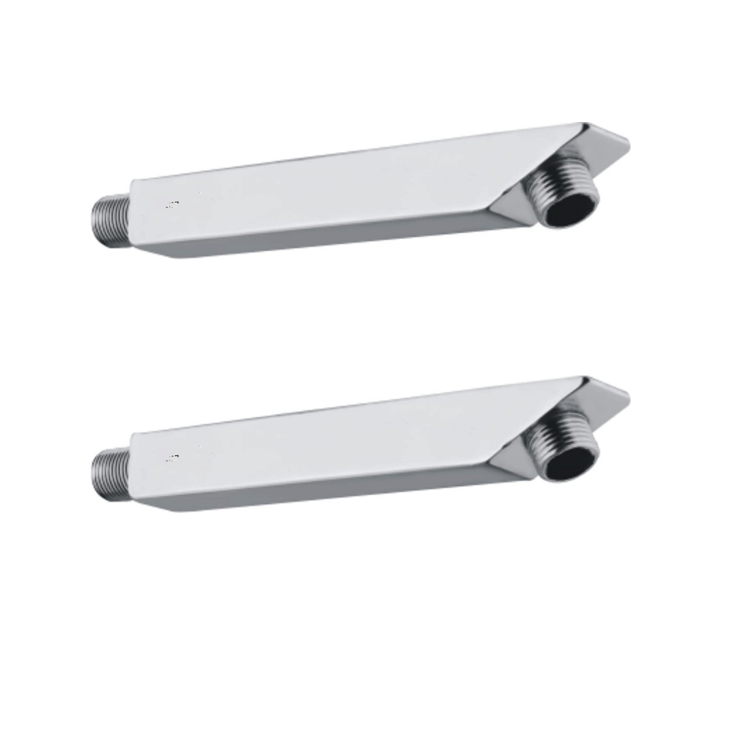 COSWARE 9" SS-304 Square Shower Arm (Pack of 2) Stainless Steel Overhead Shower COSWARE 9" SS-304 Square Shower Arm (Pack of 2) Stainless Steel Overhead Shower