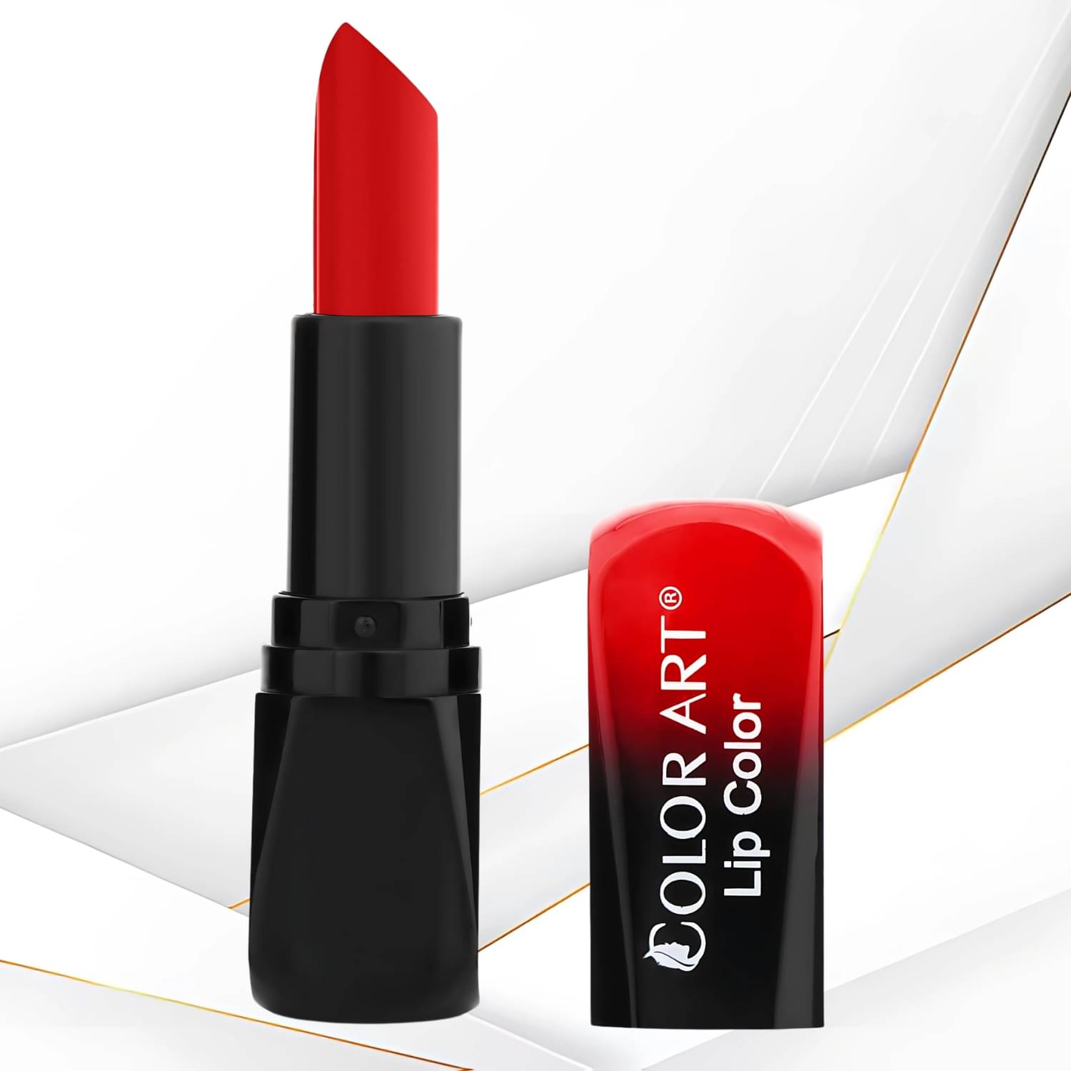     			Color Art Cherry Red Shimmer Lipstick 4 gm