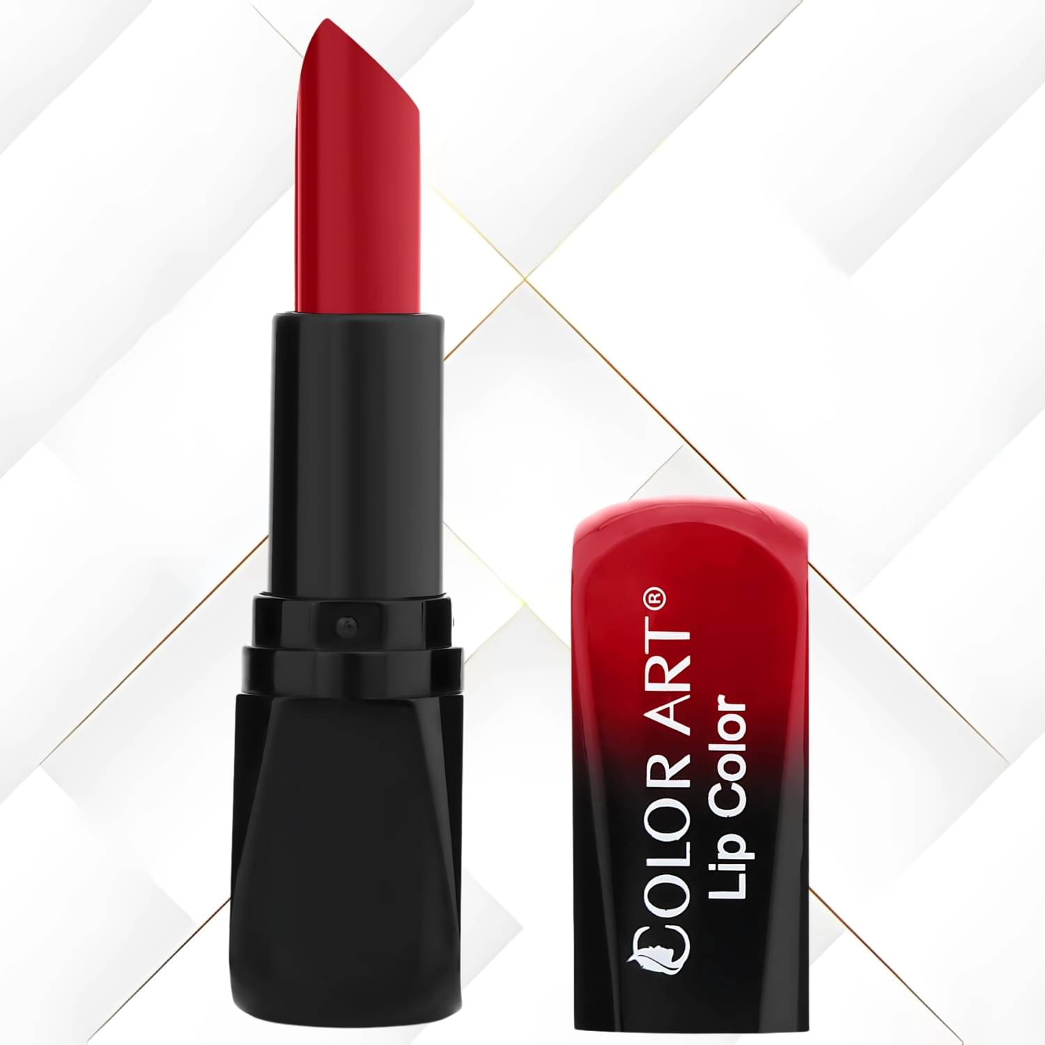     			Color Art Chilli Red Shimmer Lipstick 4 gm