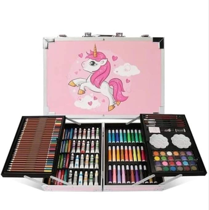     			Eclet 145 Pcs Professional Deluxe Art Set, Drawing Kit with Colored Pencils, Markers