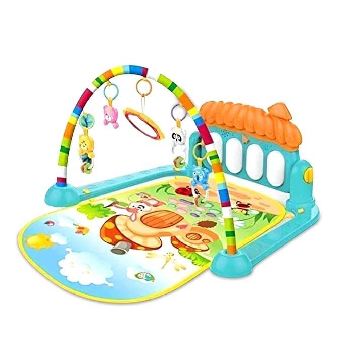 Eclet Collection Baby Play Gym Mat And Piano for Kids 0-2 Years Lights & Music Activity Toys (Multicolor) Eclet Collection Baby Play Gym Mat And Piano for Kids 0-2 Years Lights & Music Activity Toys (Multicolor)