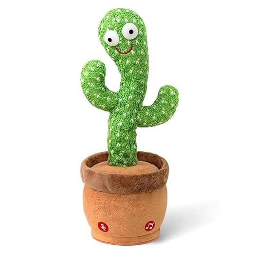 Eclet Dancing Cactus Talking Toy, Cactus Plush Toy (Green) Eclet Dancing Cactus Talking Toy, Cactus Plush Toy (Green)