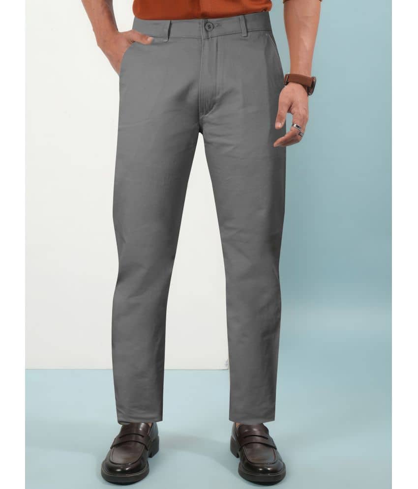 JB JUST BLACK Regular Flat Men's Chinos - Dark Grey ( Pack of 1 ) - Trousers | Buy online on ZillyBuy