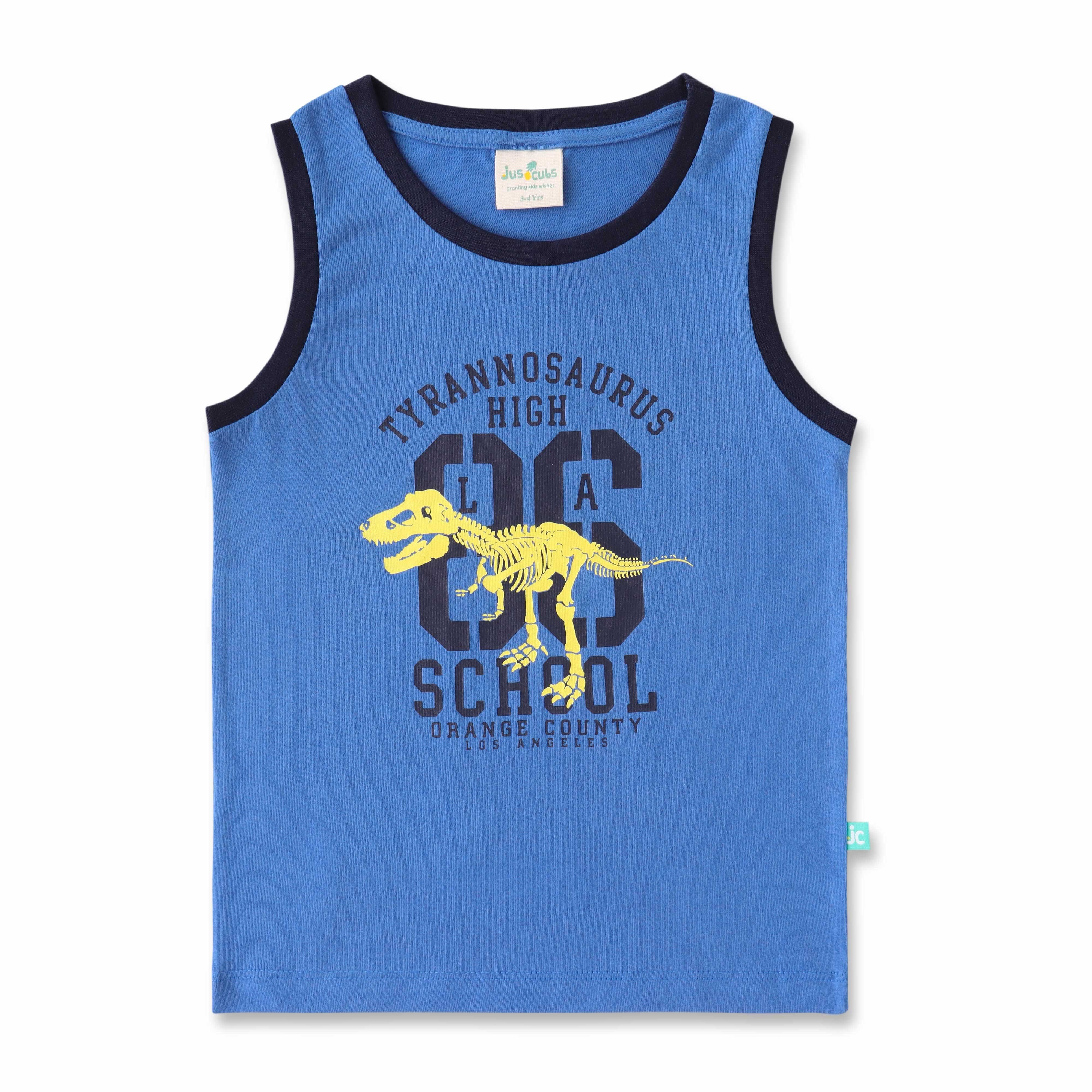     			Juscubs Pack of 1 Boys Cotton T-Shirt ( Royal Blue )