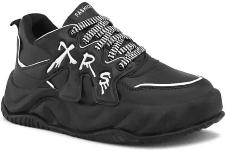     			K- FOOTLANCE KC3013-BLK Black Men's Sneakers