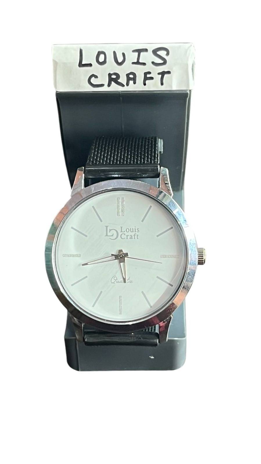     			Louis Craft Black Silicon Analog Men's Watch